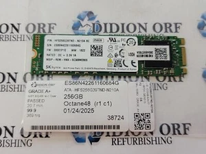 SK HYNIX 256GB M.2 SATA 2280 SSD HFS256G39TND-N210A, Grade A+, SKU 15060 - Afbeelding 1 van 1