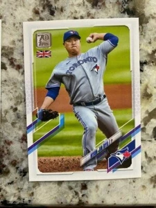 2021 TOPPS UK EDITION CARD TORONTO BLUE JAYS HYUN-JIN RYU #201 - Bild 1 von 1