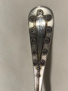 1890s Tiffany gilt sterling silver rare Daisy pattern 9” serving spoon 3.0 oz - Picture 1 of 5