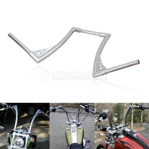 Para Harley FLST FXST Sportster Personalizado 16" Elevación Simio Perchas Barras Manillar Graso - Imagen 1 de 9