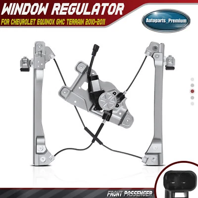 Regulador de janela com motor para Chevrolet Equinox GMC Terrain 2010-2011 dianteiro direito - Imagem 1 de 4