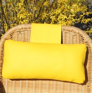 Nackenkissen Karawunzlator 35x20 m. Gegengewicht Kunstlederkissen Kopfstütze - Bild 1 von 12