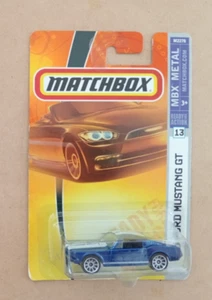 MATCHBOX 65 FORD MUSTANG GT (BLUE) 13 - Picture 1 of 2