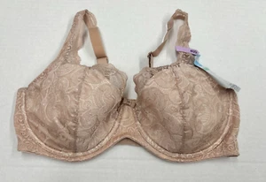 24A25 Playtex 4514 Secrets Bügel-BH mit Spitze glatt 40D beige - Bild 1 von 2