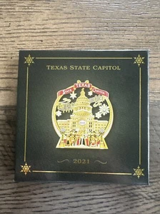 3 Pack Texas State Capitol Christmas Ornament 2021 Victorian Carolers - Picture 1 of 5