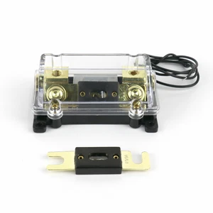 Digital Display Anl Fuse Holder 0 2 4 Gauge Car Amp Install with 2pcs 100A Fuse - Picture 1 of 12