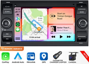 Android Auto 13 7" Autoradio GPS Navi CarPlay BT Für Ford Transit Connect Galaxy - Bild 1 von 19