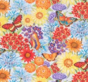 Farmhouse Valance  Butterfly Floral Decor 42”w X 14”L, Free Shipping - Picture 1 of 3