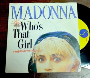 MADONNA - WHO’S THAT GIRL /WHITE HEAT - 45Giri ITA 1986 VINILE EX+ - Foto 1 di 4