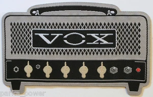 Vox Amplifier Woven Patch. Iron On, Amp, Bands, Instruments, Rock and Roll - Picture 1 of 1