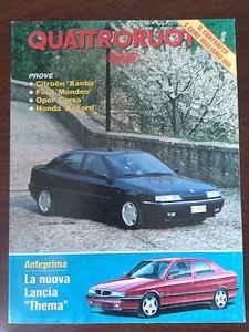 Quattroruote n 451 maggio 1993 - Lancia Thema, Opel Corsa, Citroen Xantia - Picture 1 of 1