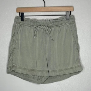 C&C California Womens Shorts Medium Sage Green Lyocell Pull On Boho Summer - Picture 1 of 9