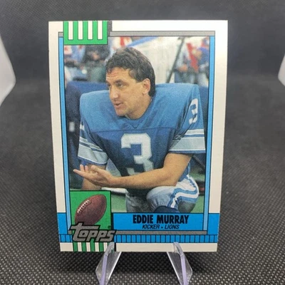 1990 Topps Football #354 Eddie Murray - Lions Kicker - Image 1 of 2
