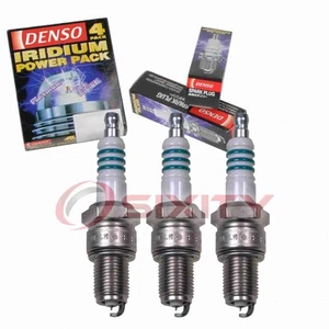 3 pc Denso Iridium Power Spark Plugs for 1988-1992 Daihatsu Charade 1.0L L3 ng - Picture 1 of 5