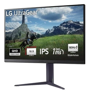 LG UltraGear 32GS85QX-B.AEU QHD Gaming IPS-Monitor 31,5 Zoll Bildschirm 1 ms - Bild 1 von 3