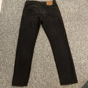 Pantalón Levi's Premium Big E 502 Pana Negro Pierna Cónica Ajuste Como 32W x 30L - Imagen 1 de 12