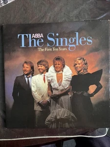 ABBA The Singles First 10 years Excellent 2 LPs. 1982 Atlantic Played Twice - Picture 1 of 11