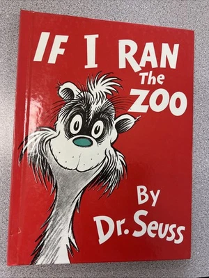 If I Ran the Zoo Dr. Seuss 1977 Book Club Edition Illustrated Random House - Image 1 of 3