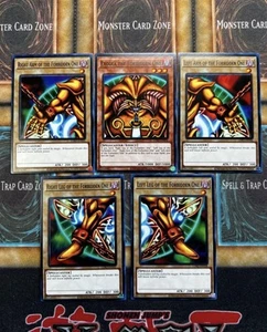 Yugioh Exodia Forbidden One LDK2-ENY04/05/06/07/08 Complete Set Unlim Common NM - Picture 1 of 1