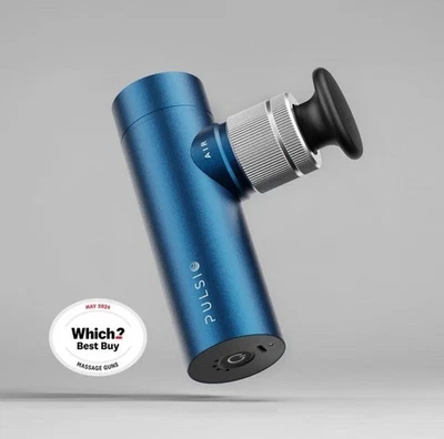 Pulsio Air Mini Massage Gun Indigo Blue New