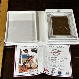 Don Mattingly Limited Edition Highland Mint Bronze Topps 1984 Card NY Yankees - Bild 1 von 8