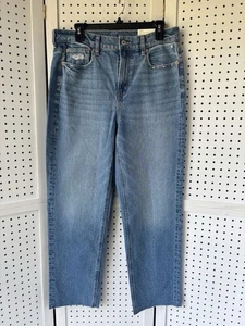 NWT American Eagle Jeans Women’s Super High Rise Ankle Straight Sz 10 Regular - Picture 1 of 8