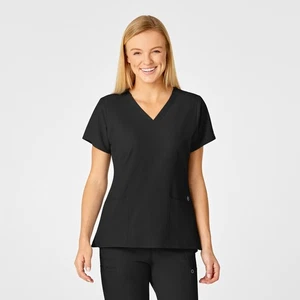 Nuevo Blusa Médica Estilizada con Cuello en V Estilizada Espalda Flexible Wink W123 para Mujer 6555 - Imagen 1 de 20