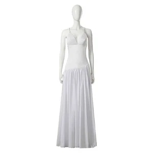 Joker 2: Folie à Deux Cosplay Harley Quinn White Wedding Gown Long Dress Costume - Picture 1 of 6