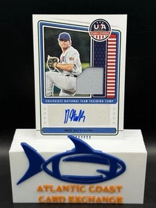2023 Panini USA Stars & Stripes Drue Hackenberg Rookie Patch Autograph #CNTC-DH - Picture 1 of 2