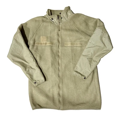 Military Grade Flame Resistant Fleece Jacket Tactical Outerwear in Tan-XS - Image 1 of 4