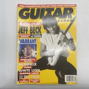 Guitar School Magazine January 1990 Jeff Beck Jimi Hendrix ZZ Top - Picture 1 of 5