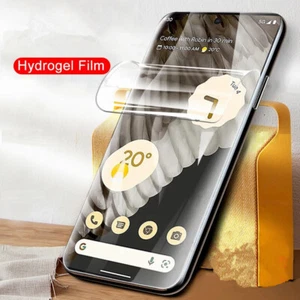 Hydrogel Film For Google Pixel 7a 6 Pro 5a 4XL 4a 5a 3a 3 Full Screen Protector - Picture 1 of 16