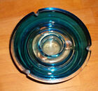Aschenbecher Glas,Farbe blau,Durchmesser 13cm,gebraucht