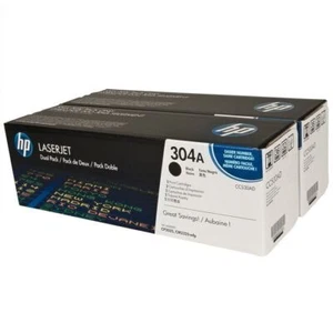 Toner Dual Pack HP 304A CC530AD Original Neuf Noir 7000 Pages HP CP2025 CM2320 - Photo 1/1