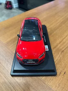 Audi RS 5 Coupe Red with Black Top 1/24 Diecast Model Car by Bburago - Picture 1 of 4
