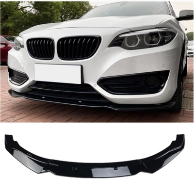 Parachoques delantero para BMW Serie 2 F22 220i 225i 228i 2014-2019 alerón labio divisor Foto 1 de 4