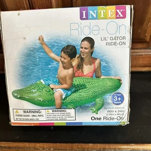 Intex Lil' Gator Ride-On Water Toy Float 58546EP NIB - Picture 1 of 4