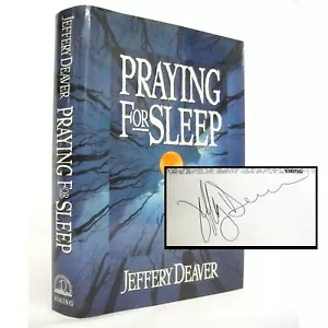 Praying For Sleep SIGNED by Jeffery Deaver 1994 First Edition Viking Press - Picture 1 of 7