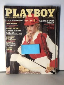 July 1983 Playboy Carrie Fisher w/ Centerfold & Inserts Vintage Adult Mag - Bild 1 von 4