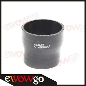 2.5" To 2'' inch Straight Reducer Silicone Coupler 4 Ply Hose Pipe Black - Picture 1 of 7