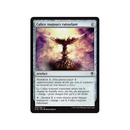 Mtg Magic: Playset (4x) Everflowing Chalice Commander 2016 Vf - Image 1 of 1