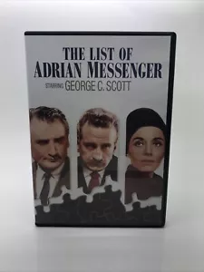 The List of Adrian Messenger (DVD, 1963). George C. Scott. Very Good Condition! - Picture 1 of 4