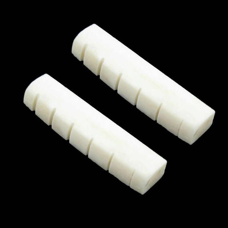 2x Guitar Nut Bone Slotted 43MM For Gibson Les Paul Epiphone or Similar. Available Now for $6.89