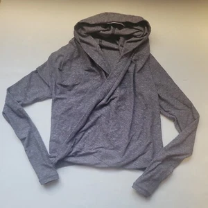 Ivivva Four-Count Shrug Wrap Girls Size 10 Heathered Gray Dance Pullover Soft - Picture 1 of 6