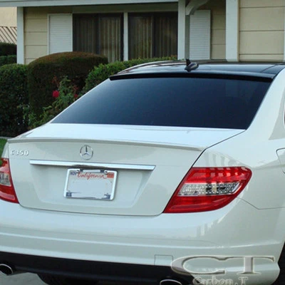 COMBO PAINTED MERCEDES BENZ 08-13 W204 C-class OE Rear Roof & A Trunk Spoiler - Image 1 of 3