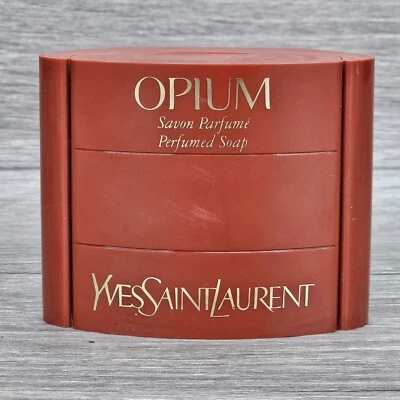 Jabón de baño perfumado de opio Yves Saint Laurent 100 g Savon Perfumé nuevo sin usar Foto 1 de 4
