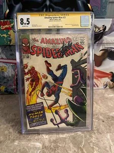 Amazing Spider-Man #21 CGC 8,5 OW SS Stan Lee (1965 Marvel) - Imagen 1 de 10