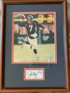 Foto autografiada de John Elway de los Denver Broncos 1998 edición limitada 47/100 con certificado de autenticidad - Imagen 1 de 6