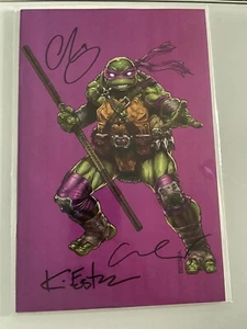 Teenage Mutant Ninja Turtles #1 Auto von Esau & Isaac Escoza mit Echtheitszertifikat dreifach signiert - Bild 1 von 3