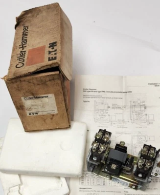 NEW EATON CUTLER HAMMER D80JE11A PNEUMATIC TIMER SER.A2  - Image 1 of 4